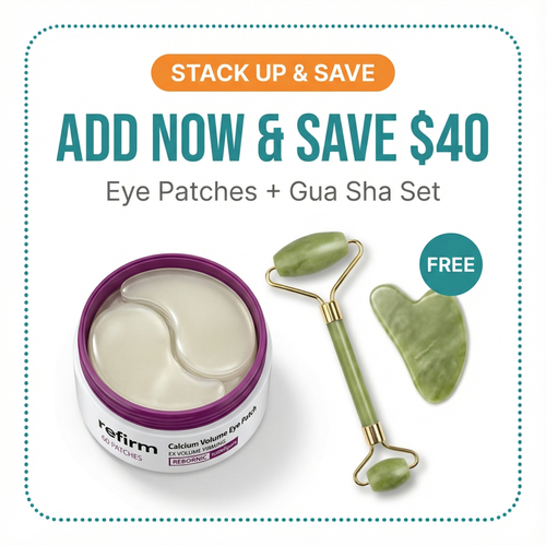 Eye Patches + FREE Gua Sha Set 60% OFF