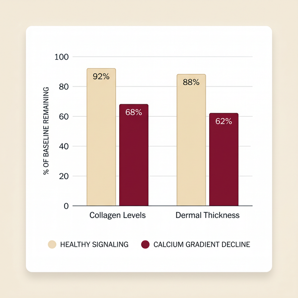 System Breakdown 3: <br><b>Collagen production slows down</b>