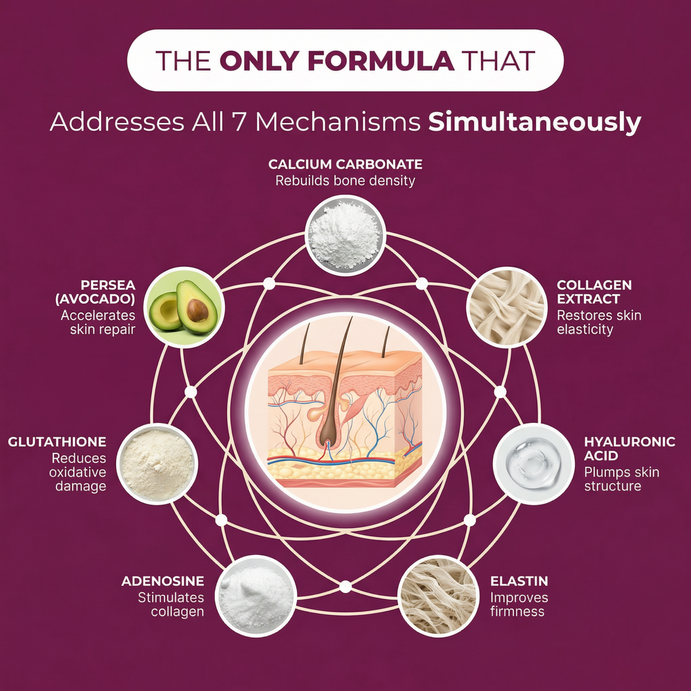 3. It's your skin's new best friend thanks to peptides + calcium working together