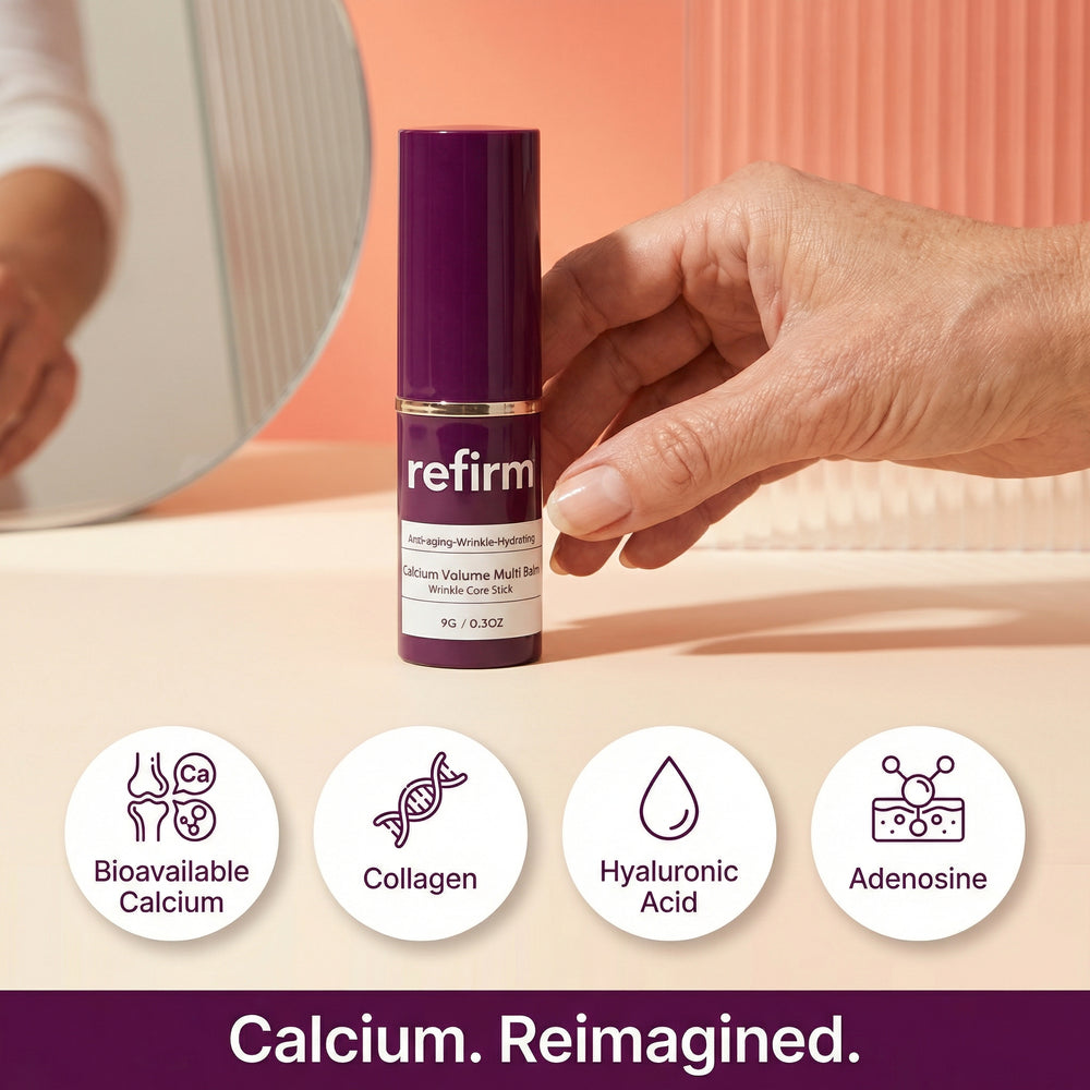 1. NEW bioavailable calcium formula targets the root cause of sagging skin
