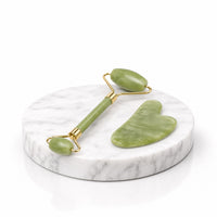 Jade Gua Sha & Roller Combo